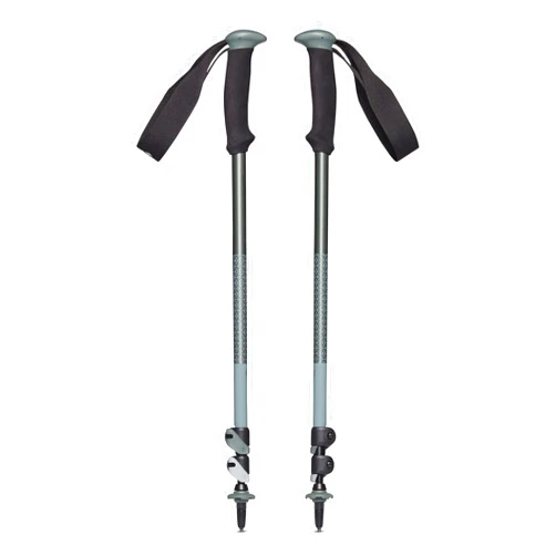 BLACK DIAMOND Trail Sport Trekking Poles, Two Lightweight Collapsible Aluminum Hiking Sticks with FlickLock Easy Adjustability for Hiking, Trekking, Backpacking, Walking, Camping, Travel