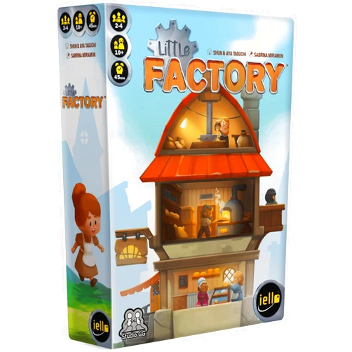 IELLO Little Factory - Resource Management & Building Card Game, Kids & Family, Games, Ages 10+, 2-4 Players, 45 Min