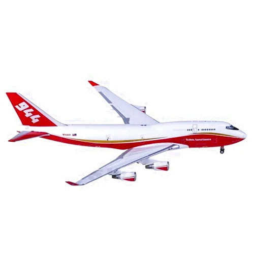TSSRF diecast Plane Model for Global Supertanker Service Boeing 747-400BCF N744ST Diecast 1:400 Scale Aircraft Model Collection Ornaments Fighter Model