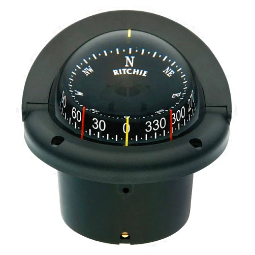 Ritchie Compass, Flush Mount, 3.75 Combi, Black