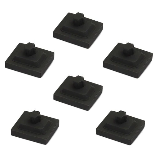 Adabuing 826885 Stove Grate Rubber Feet Replacement for Wolf CG Series Gas Cooktop Range Burner Grate Pad Rubber Support Bumpers Parts, Fit for Wolf Cooktop CG304T/S CG304P/S CG365P/S CG365T/S (6 Pack)