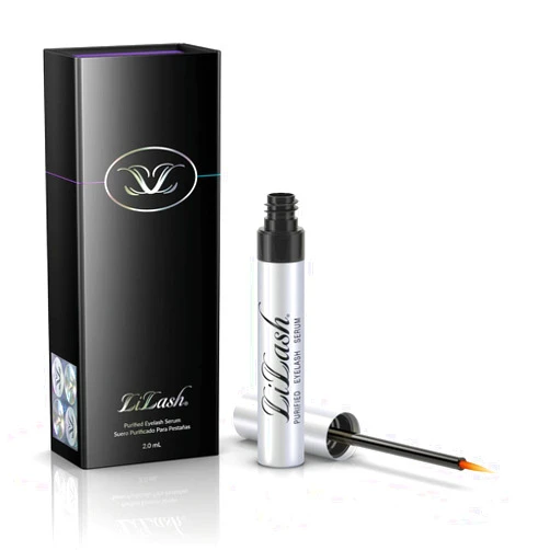 LiLash Purified Eyelash Physician-Formulated Serum for Fuller & Longer Looking Eyelashes | Natural Eyelash Enhancer Safe for Sensitive Eyes & Contact Lens Wearers | 90-Day Supply (2mL)