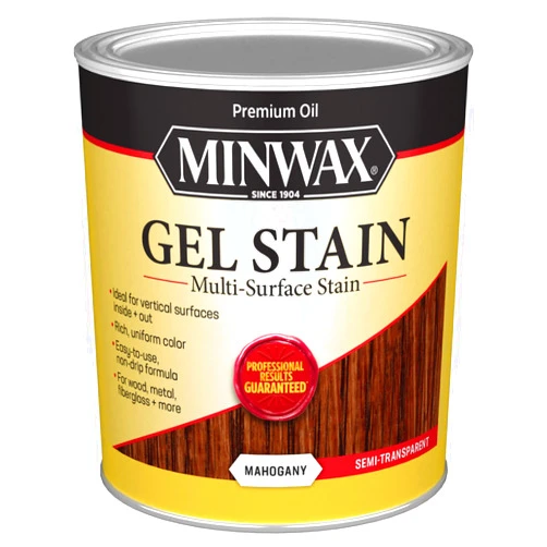 Minwax Gel Stain for Interior Wood Surfaces, Quart, Mahogany