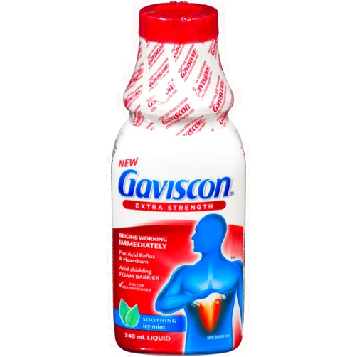 GAVISCON Extra Strength, Soothing ICY Mint 340 ml