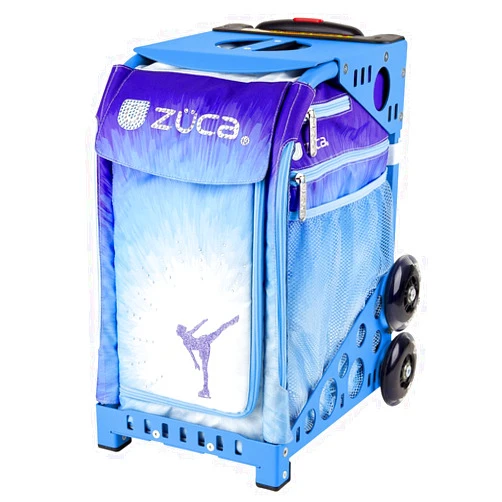 ZUCA ZÜCA Sport Ice Dreamz Rolling Bag with Blue Frame (flashing wheels)