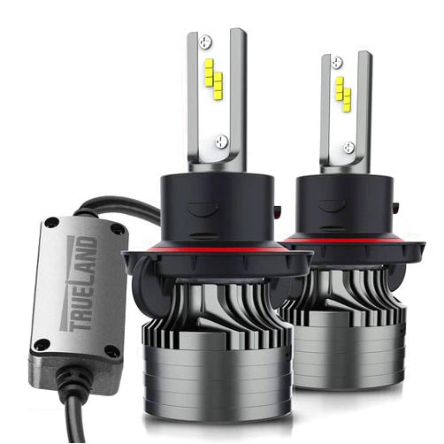 TRUELAND High definition H13 Ford F150 2005-2014 F250 F350 2005-2022 Bulbs, 16000LM 6000K White, Upgraded Canbus Decoder, High Low Beam, IP67 Waterproof, Plug and Play,Fog Light