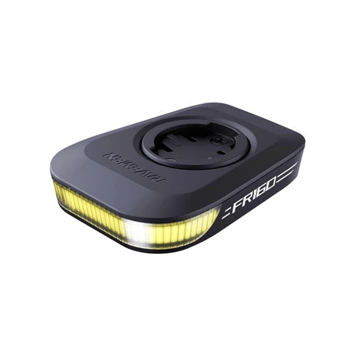 RAVEMEN FR160 Compatible with Garmin Bike Computer, Bike Light for Being Seen, Compact Flashing Light for Bike Safety with 6 Modes, Side Visibility (Patent Protected)