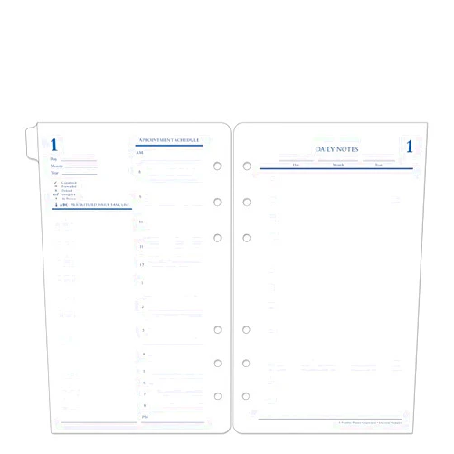 Franklin Covey FranklinCovey - Undated Two Pages Per Day Month Pack (Compact)