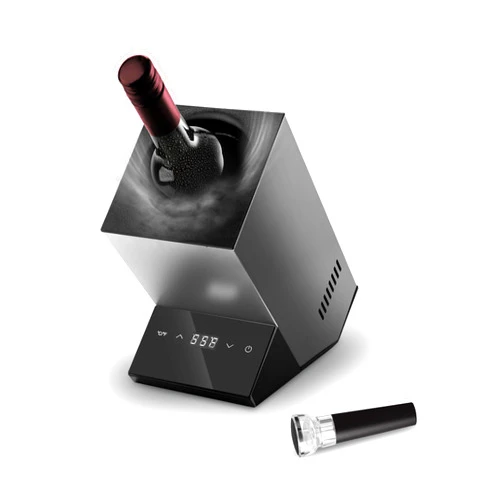 Cobalance Wine Chiller Electric,Cobalance Wine Chillers Bucket Stainless steel for 750ml Red & White Wine or Some Champagne,Single Bottle Wine Cooler,Portable Wines Cellars, Built-In or Freestanding