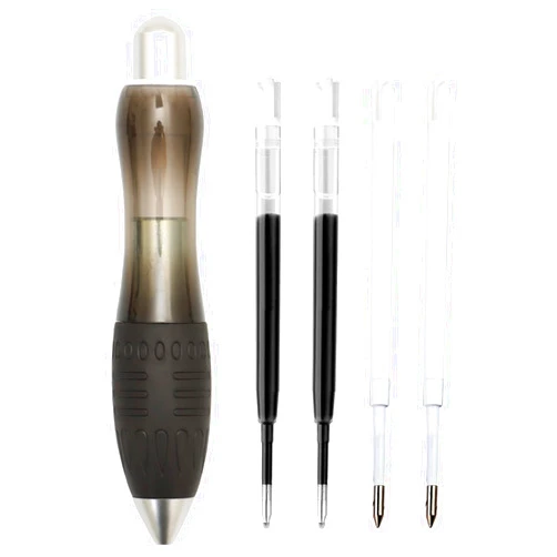 Wentur Big Weighted Fat Pens for Parkinsons Patients, Essential Tremors, Arthritis Hand and Low Grip Strength - Heavy Weighted Pen to Help Parkinson's, Carpal Tunnel, Elderly(1 Pack with 4 Extra Ink Refill)