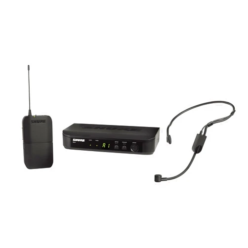 Shure BLX14/P31 Wireless Microphone System - 14-Hour Battery Life, 300 ft Range, UHF | Includes PGA31 Headset Mic, Bodypack Transmitter, Single Channel Receiver | H11 Band (BLX14/P31-H11)