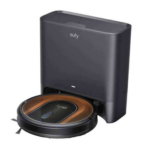 eufy RoboVac G30 Hybrid SES, 2-in-1 Sweep and mop, Self-Emptying Robot Vacuum, Dynamic Navigation, Allergy Care, 2000 Pa Strong Suction, Wi-Fi, Carpets and Hard Floors