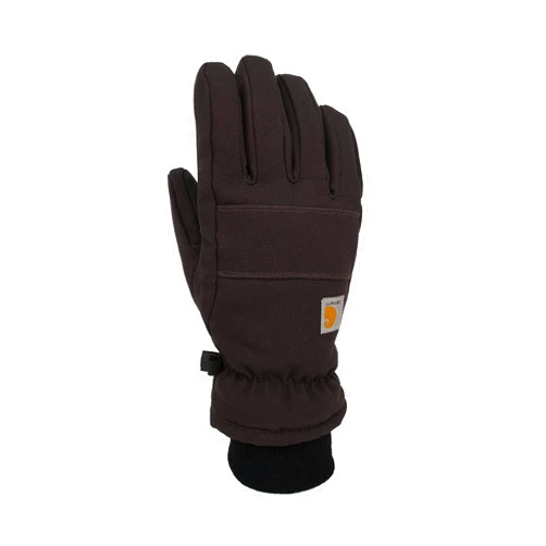 Carhartt Men's GL0781M Insulated Duck/Synthetic Leather Knit Cuff Glove