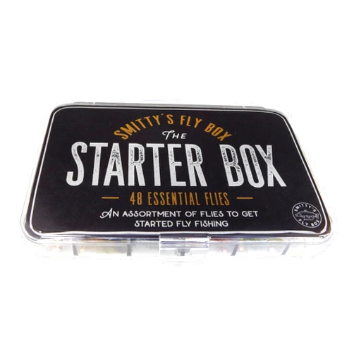 Smitty's Fly Box - Trout Box - Premium Trout Flies - Assortment of Dry Flies, Nymphs, Euro Nymphs, Stimulators, Wooly Buggers and Streamers for Fly Fishing