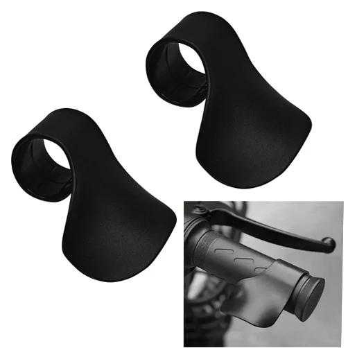 UZZH 2PCS Motorcyle Cruise Control, Motorcycle Throttle Assist, Throttle Mounted Holder for Handlebar, Handrest Wrist Hand Grips Accelerator Assistant for Motorcycle Scooter Electric Bike (Black)