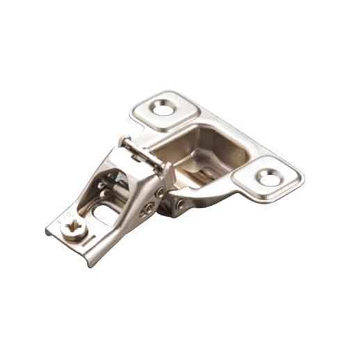 Salice E-Centra Nickel-Plated Metal 106-degree 1/2-inch Overlay Screw-on Face Frame Hinge with 2 Cams
