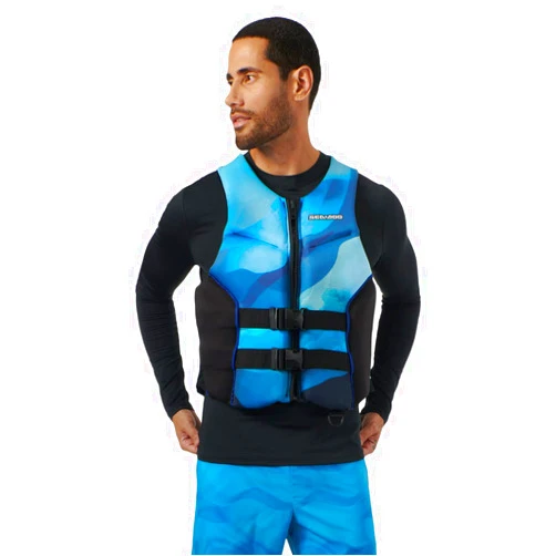 Sea-Doo Airflow Sunset Edition Adult Unisex PFD/Life Jacket (Ecoprene) 285988,Blue
