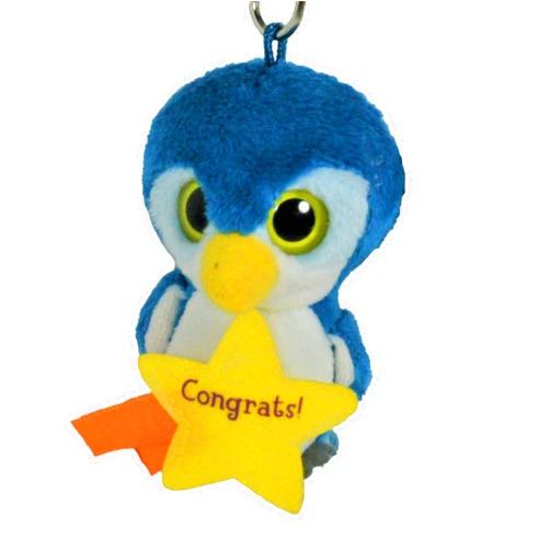 Aurora World 3 inch Yoohoo and Friends Mini Key Clip with Special Message (KooKee)