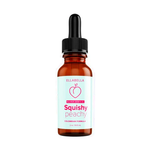 EllaBella Booty EllaBella Squishy Peachy Butt Enhancement & Enlargement Essential Oil - 1 Month Supply, Natural Hips Up Lifting Enhancer For Women , Bigger Booty Firming & Lifter Effect No Pills , Firm & Big Butt