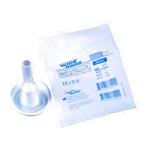 Wideband 10 Pack Condom External Catheters 29mm, Medium, Rochester / Bard Wideband, Extra Adhesive # 36002