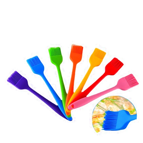 YJLMTCF Silicone Basting Brush Pastry Brush for Oil Sauce Butter Marinades, Food Brushes for BBQ Grill Kitchen Baking, Baster Brushes Baste Pastries Cakes Meat Desserts, 1 Pack