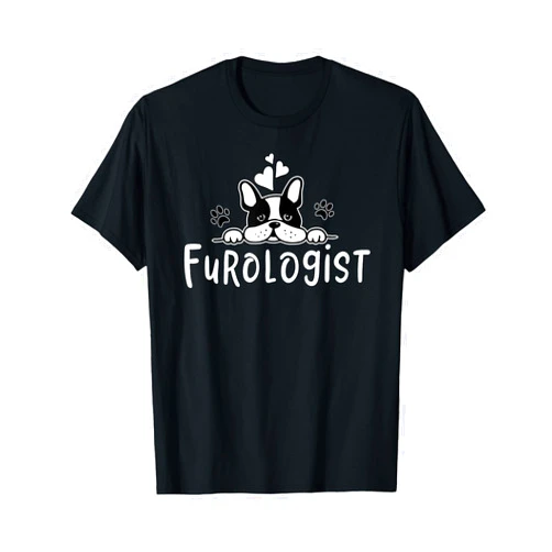 Grooming Salon Gifts & Designs Furologist Funny Puppy Stylist Cute Dog Groomer T-Shirt