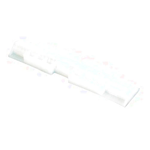 Prime-Line White Plastic Bi-fold Snugger 1 pk