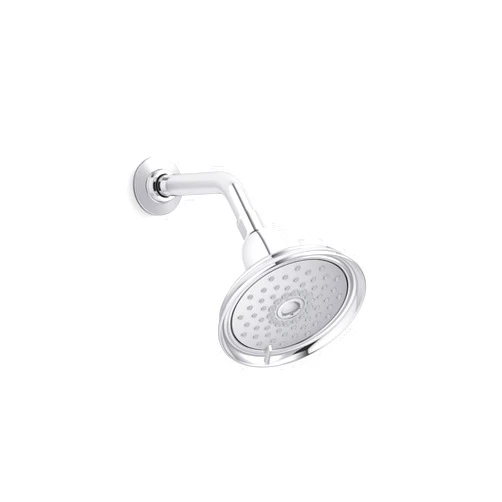 KOHLER 22167-CP Bancroft Three-Function Shower Head, Multifunction Showerhead with Three Sprays, 2.5 GPM, Polished Chrome