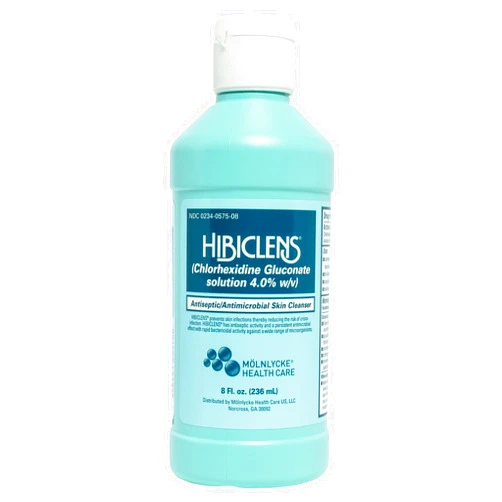 Molnlycke PT# 57508 Prep Solution Hibiclens 8oz Antimicrobial 4% CHG Bottle Ea by, Molnlycke Healthcare (Regent)