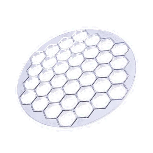 HAKIDZEL Russian Dumplings Maker Mold Metal Ravioli Cutter for Meat Dumplings Vareniki Chebureki Pastry Tools Silver Alloy Mold for Dumplings