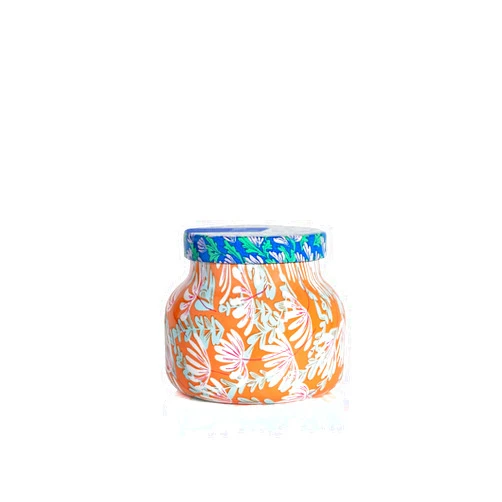 Capri Blue Pattern Play Signature Jar Candle - Tropical Scented Long Lasting Soy Wax Blend - Decorative Candles for Home Decor - Havana Vanilla (8 oz)