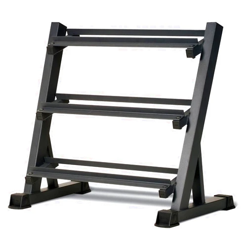 YUFER 3-Tier Dumbbell Rack for 5-45lb Weights, Heavy Duty Home Gym Storage Rack for Dumbbells and Weight Plates