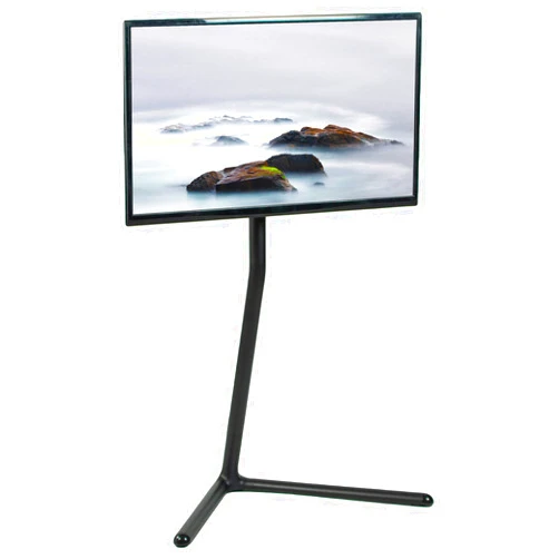 VIVO Space Saving 49 to 70 inch LED LCD Studio TV Display Stand, Television Mount with V-Base, Holds VESA up to 600x400, Black STAND-TV70B