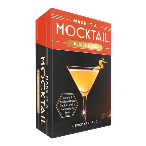 Derick Santiago Make It a Mocktail Recipe Deck: Classic & Modern Drink Recipes with a Nonalcoholic Twist