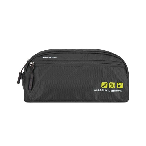 Travelon World Essentials Travel Toiletry Kit, Black, One Size