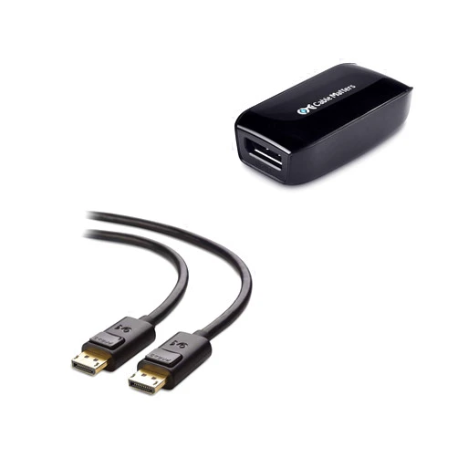 Cable Matters DisplayPort Repeater (DisplayPort Signal Booster, DisplayPort Amplifier) with 8K Video Resolution for Oculus Rift S, HTC Vive Pro, Gaming Monitors and More & 8K DisplayPort to DisplayPor