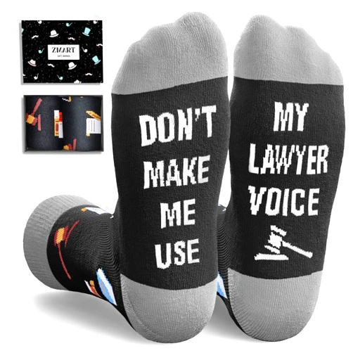 Zmart Gifts for Manager Lawyer - Pilot Librarian Coach Engineer Socks