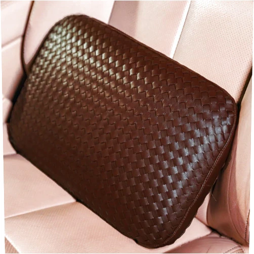 Carwales Lumbar Support Pillow for Car Seat Cushion Lower Back Pain Relief Driver Road Trip Accessories Men Women Black