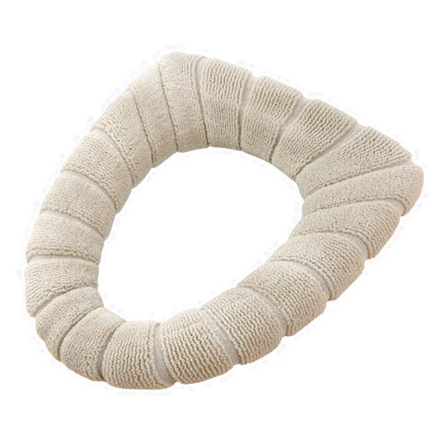 XIAOMEIO Cushioned Toilet Seat Cover Pads Bathroom Soft Stretchable Washable Covers Toilet Seat Cushion Easy Installation Cushioned Lid Seat Covers -Fits All Oval Toilet Seats