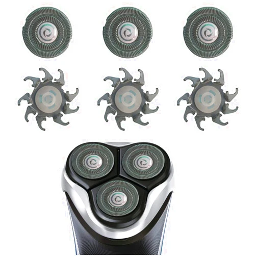 Norspor HQ8 Replacement heads for norelco shaver,HQ7 Blades,Philips Norelco Aquatec,AT880 AT810 PT720 Heads,3 pack