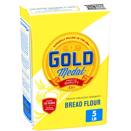 Gold Medal Premium Quality Unbleached Bread Flour, 5 lb