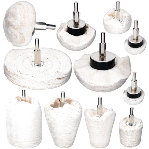 ZMCYNG Buffing Wheel for Drill, 11Pcs Wheel Polishing Kit Polishing Wheel for Drill with 0.25