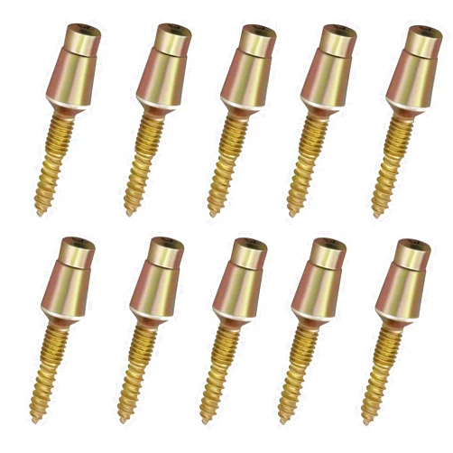 Honkador Door Hinges Security Screws,Tamper Proof Screws/Door Hinge Screws for Door Security/Accessory Hinge Screws Security Accessories for Anti-Theft Screw Doors 10 Pack