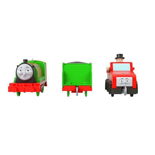 Mattel Thomas & Friends Henry with Winston and Sir Topham Hatt, motorized toy train for preschool kids 3 years and older