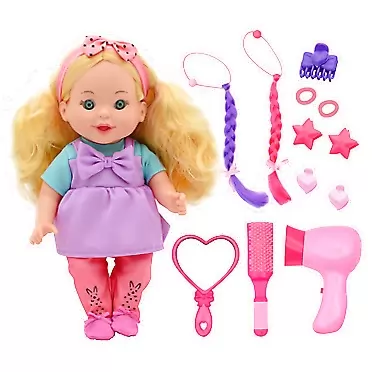 LIL TOTS: Talking Hair Styling Playset - 16 pc 12