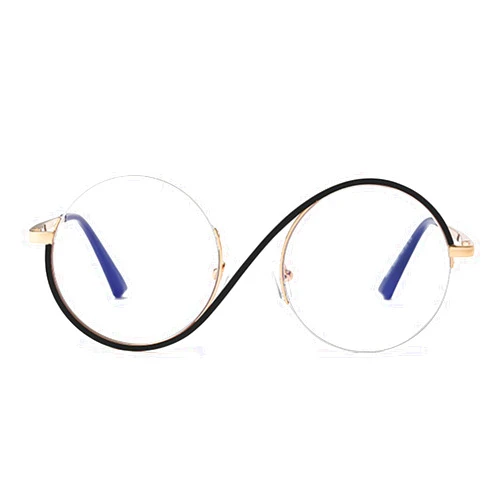 AOOLIA Round Reading Glasses for Women Men with Spring Hinge Multicolor Metal Frame Blue Light Blocking Womens Readers