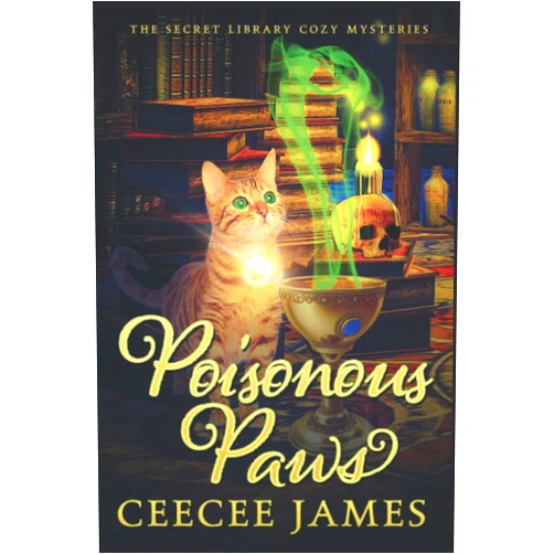 CeeCee James Poisonous Paws: The Secret Library Cozy Mysteries