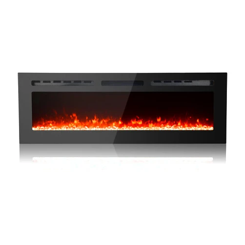 PAOLFOX Electric Fireplace Inserts,50 inch Electric Fireplace,Electric Fireplace Wall Mounted,Electric Fireplace,Wall Fireplace Electric with Remote Control,Electric Fireplace Recessed