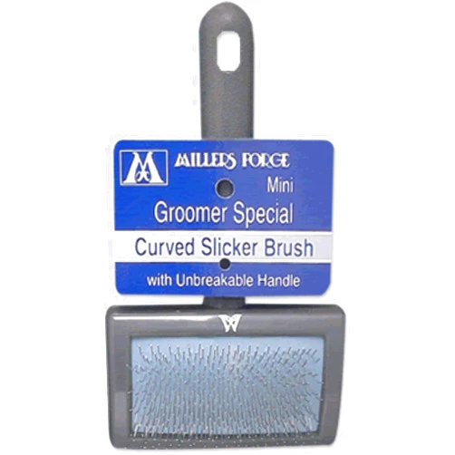 Millers Forge Curved Slicker Brush Mini