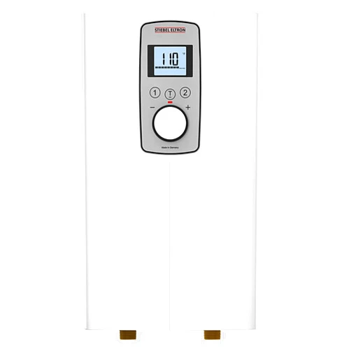 Generic Stiebel Eltron 200057 Model DHC-E 3/3.5-1 Trend Electric Tankless Water Heater; 120V, 50/60 Hz; Direct Coil Heating System; Backlit Display; Adjustable Temperature Control Via Knob